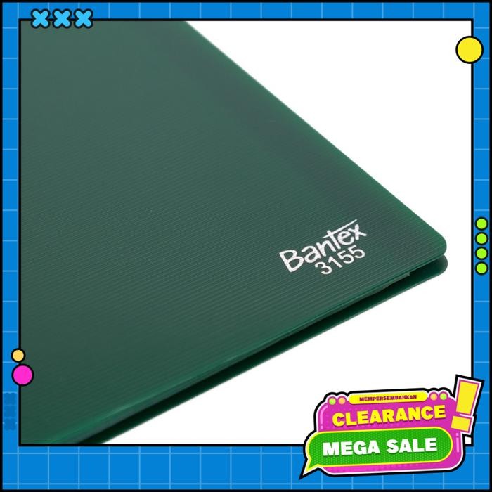 

Bantex Display Book Transparent A4 (20 pockets) Green 3155 04