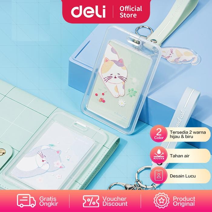

Deli Cute Name Badge Bored Cat / Name tag gambar kucing anti air 64807