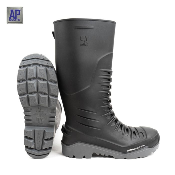 AP BOOTS METAGUARD BLACK - SEPATU BOOT PVC SHOES