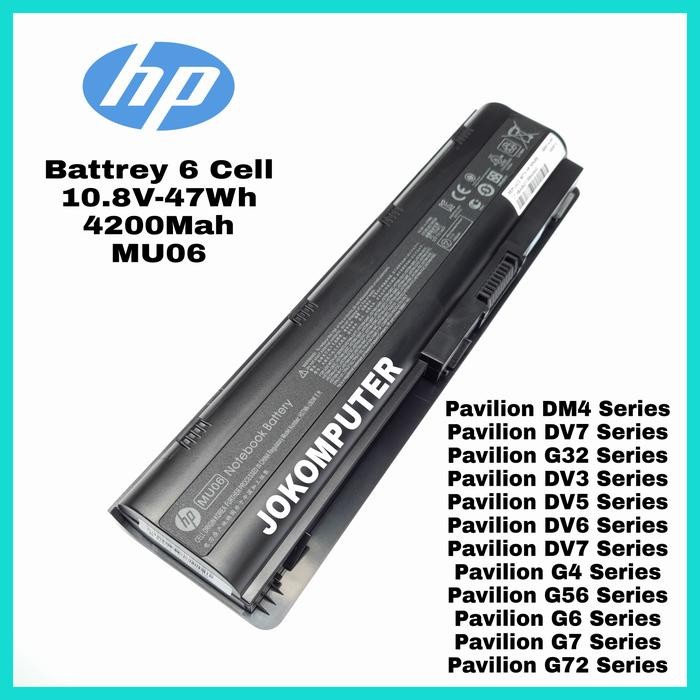 Baterai Laptop HP Pavilion G4 Series Original