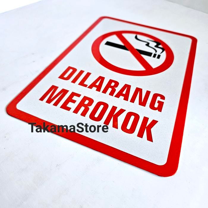 

RAMBU DILARANG MEROKOK 20CM X 30CM PLAT ALUMUNIUM