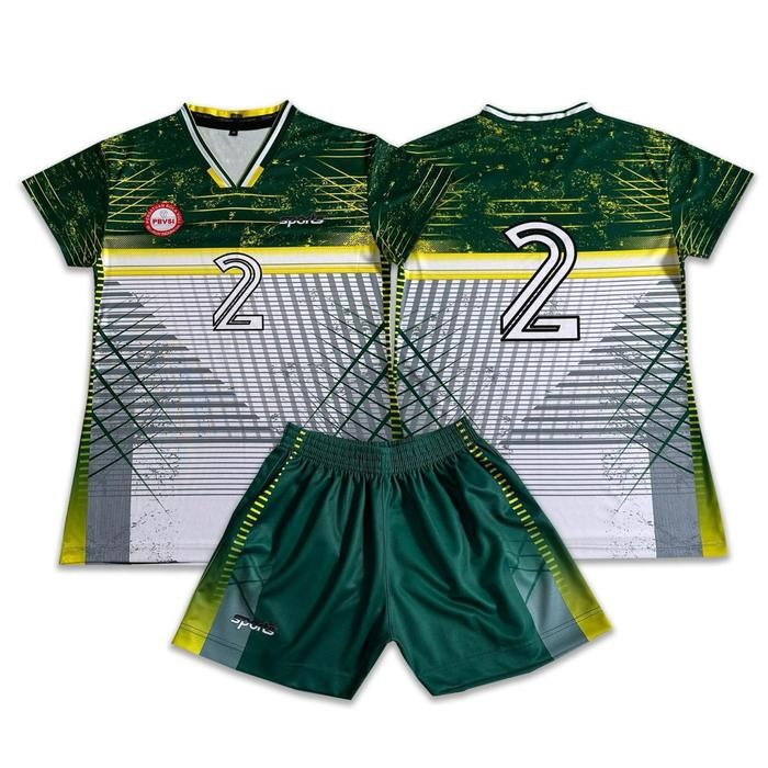 Stelan Voli Wanita Full Printing Set Celana Jersey Cewek Full Print Sport Baju Olahraga Promo