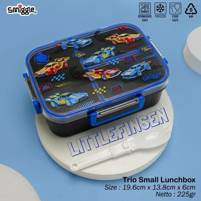 Smiggle Lunch Box Sekat 3 Anti Tumpah/Kotak Makan Smiggle Dino Unicorn Rabbit Anti Campur Sekat