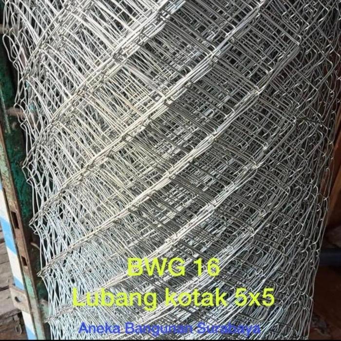 Kawat Harmonika Galvanis BWG 16 Tebal 1.5mm Per Roll - Pagar Besi Kandang - Kotak