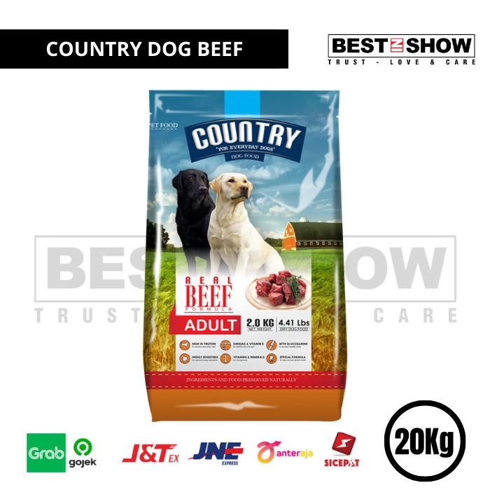 Country Dog Food Adult Beef 18Kg