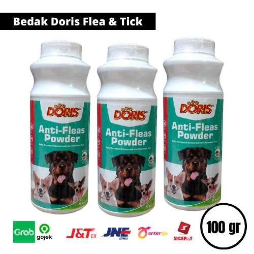 Obat Kutu Anjing Doris Bedak Anti Kutu Anjing