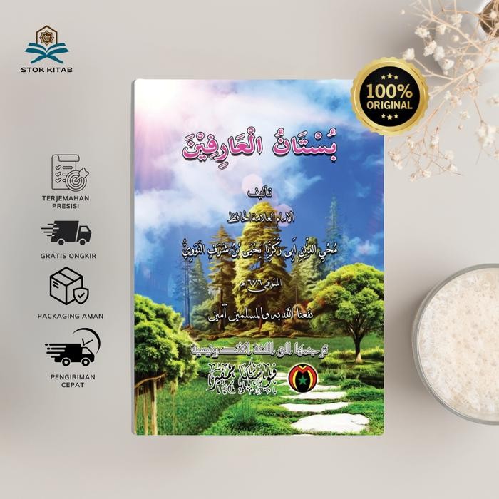 Kitab Kuning Bustanul Arifin Imam An-nawawi Terjemahan Latin per Kata Pustaka Mampir New Original