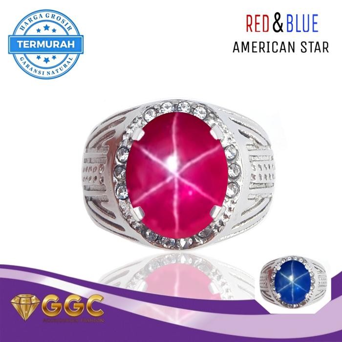 Pilihan- Cincin Batu American Star 6 Original