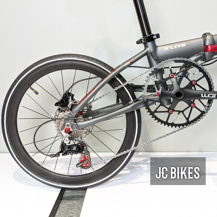 Sepeda Lipat FoldX X'Lite LX 20" Full Alloy, 11sp Hidrolik, JANGKRIK