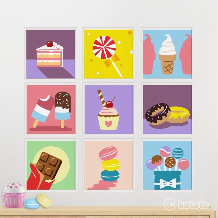 

NEW PRODUK PAINT BY NUMBERS PAINTING KIT PAKET MELUKIS SWEET THINGS SERIES KATOTO MAWAR-89