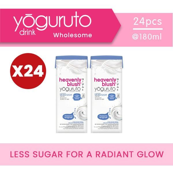 

Pilihan- Yogurt Heavenly Blush Yoguruto Plain 24X180Ml
