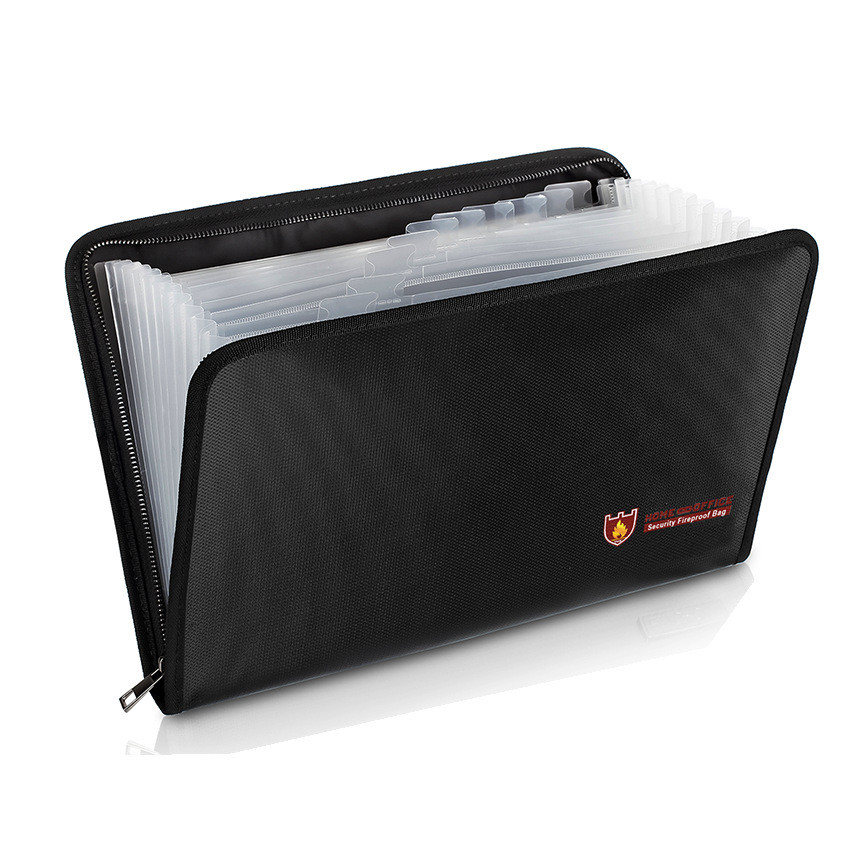 

Map Arsip Tahan Api Organizer Dokumen - Tas File dengan Resleting - Bahan Fiberglass Silikon - Ukuran 36.5x25x2cm - Untuk Kantor & Rumah |YQABY2ZP|