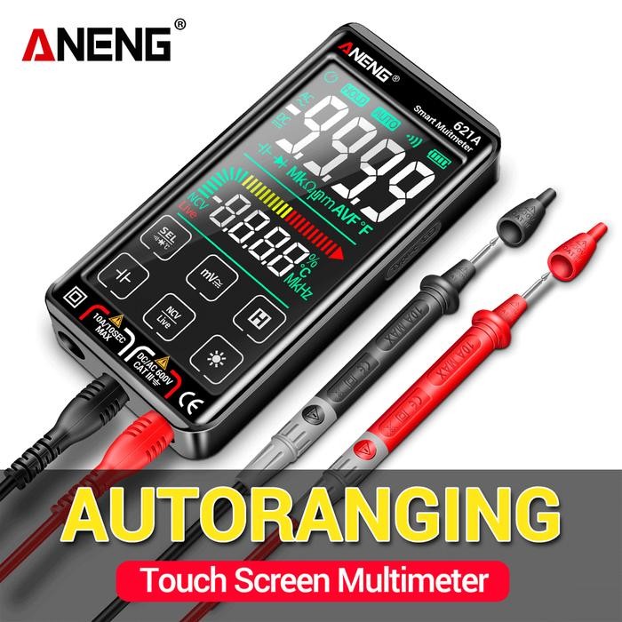 Aneng 621A Pro Multimeter Dital Smart Touch Screen Watch mA Current Ori masih ready