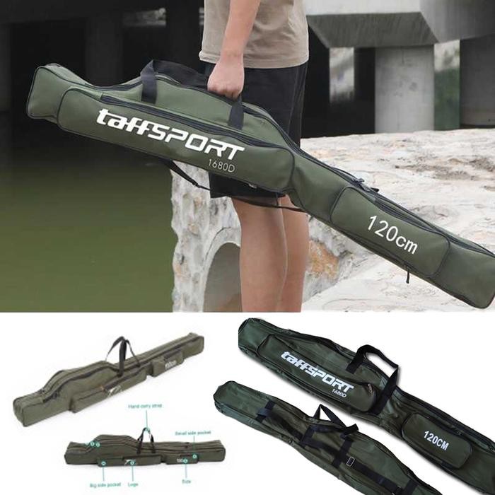 Tas Pancing Perlengkapan Alat Mancing Warna Hijau Army