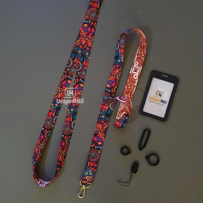 

OJ Tali Id Card Lanyard Batik Daburu Tali Gantungan HP, Kunci dll