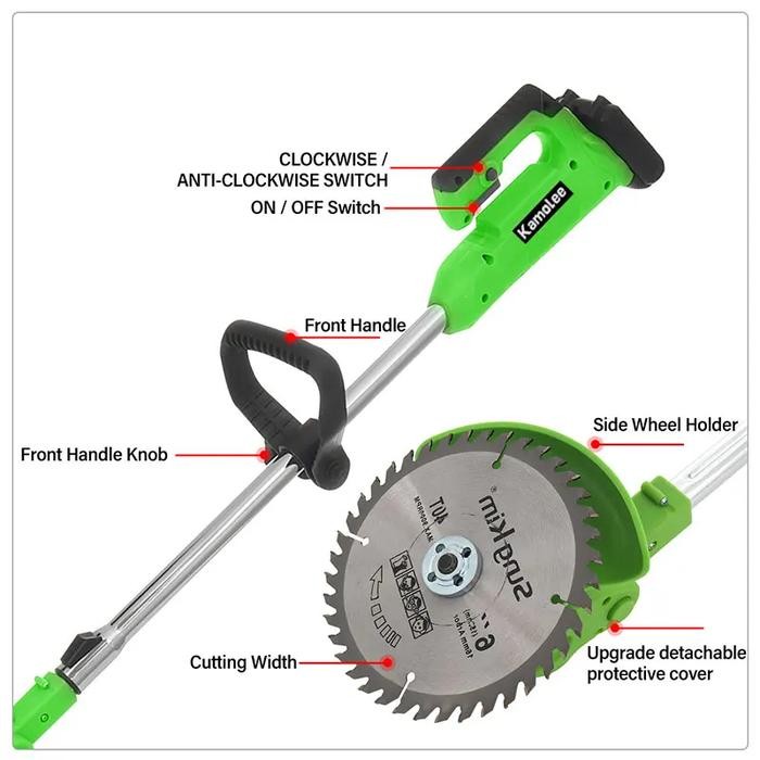 Mesin potong rumput 24V Mesin Pemotong Rumput Mesin Rumput Baterai Potong Rumput Tanpa Kabel Mesin