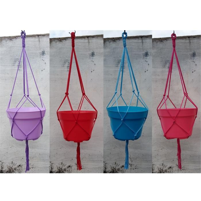 

New Tali Pot Gantung / Gantungan Pot / Talikur / Tali Macrame