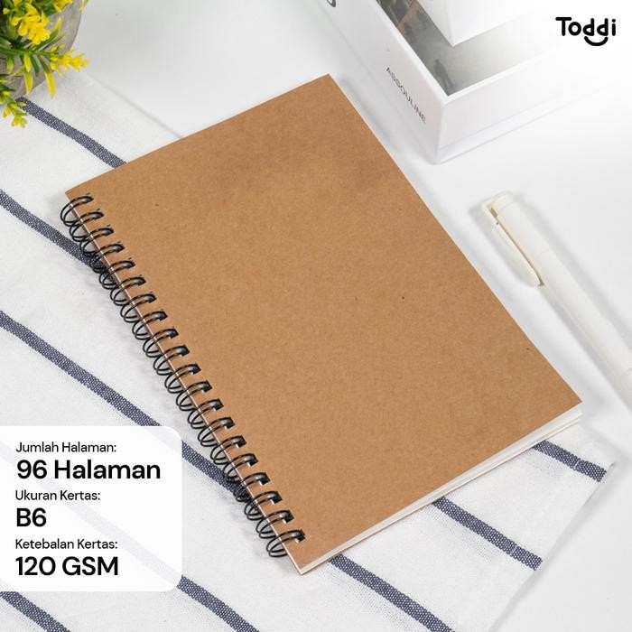 Buku Catatan Sekolah Diary Book Notebook Sketchbook Polos Tanpa Garis