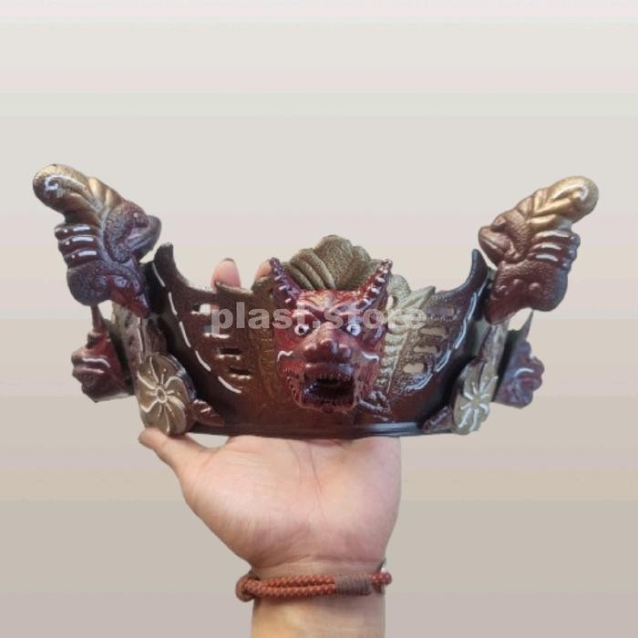 Chocolatoslatoe Mahkota Sangkar Perkutut Model Barong (Red Bronze)