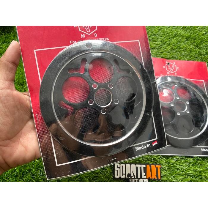 Gercep Cover Fan Vkustom Black Model Tony Scooter Untuk Vespa Terlariss 