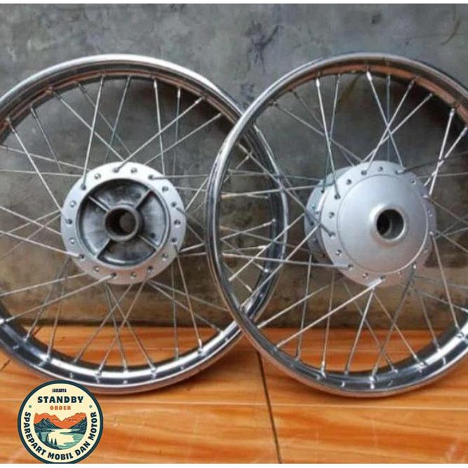 velek/velg Honda win depan belakang ukuran 17 inchess