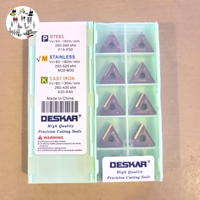 INSERT BUBUT TNMG 160408 R DESKAR TNMG 160408 R TNMG 16 INSERT SEGITIGA MATA BUBUT TNMG 160408 R