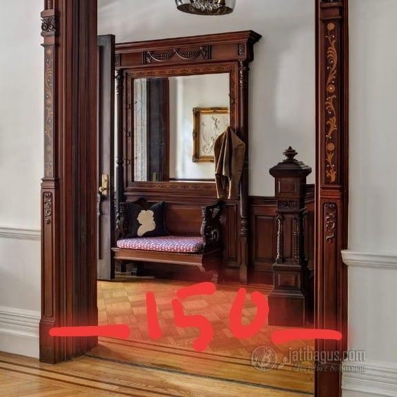 kusen pintu ukir mewah kayu jati