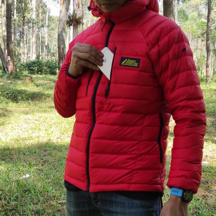 TERMURAH jaket gunung bulu angsa JOINT ADVENTURE NYRON PRO RED READY STOCK