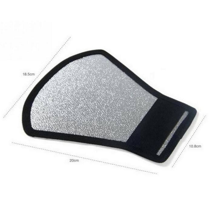 2in1 Silver/White Reflektor Bouncer Speedlite Eksternal / External Flash Reflector Diffuser