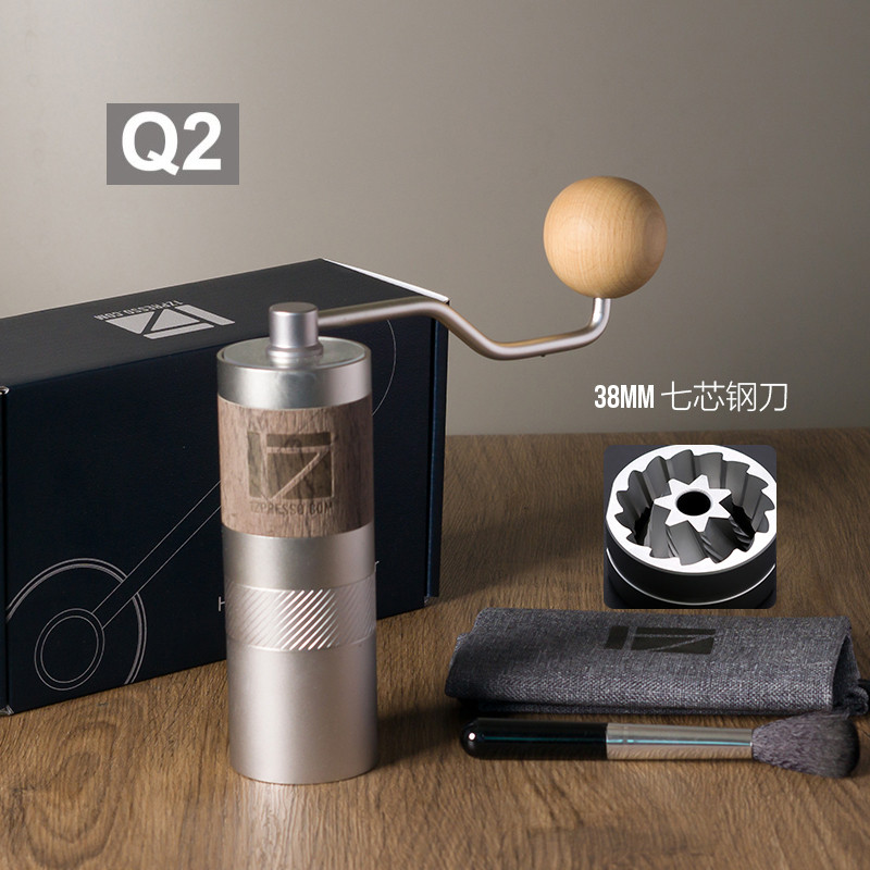 1Zpresso Q2/S MINI Manual Coffee Grinder  Portable coffee mill 7 core burr Easy disassembly for clea