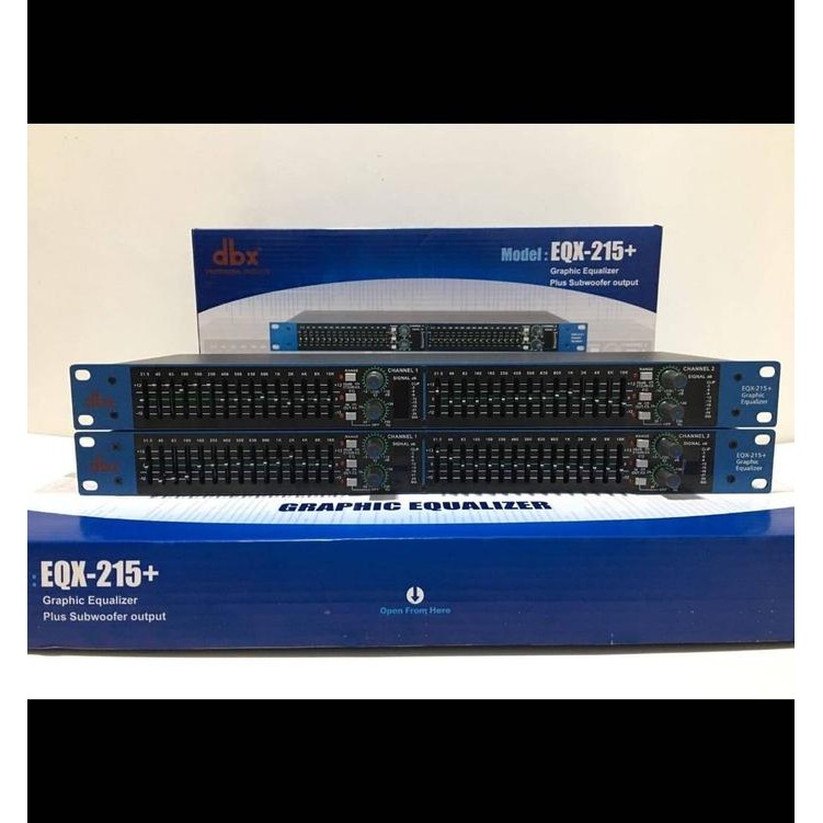 Equalizer Dbx Eqx215+ Eqx 215+ Plus Subwoofer