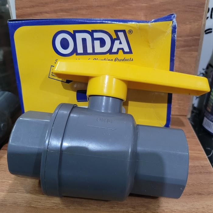 ___] BALL VALVE/ STOP KRAN PVC-BV 1-1/2" ONDA