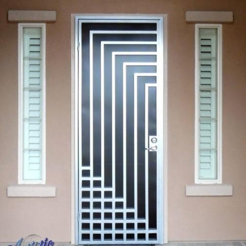 DISKON pintu dobel pintu besi pintu kasa nyamuk minimalis READY STOCK