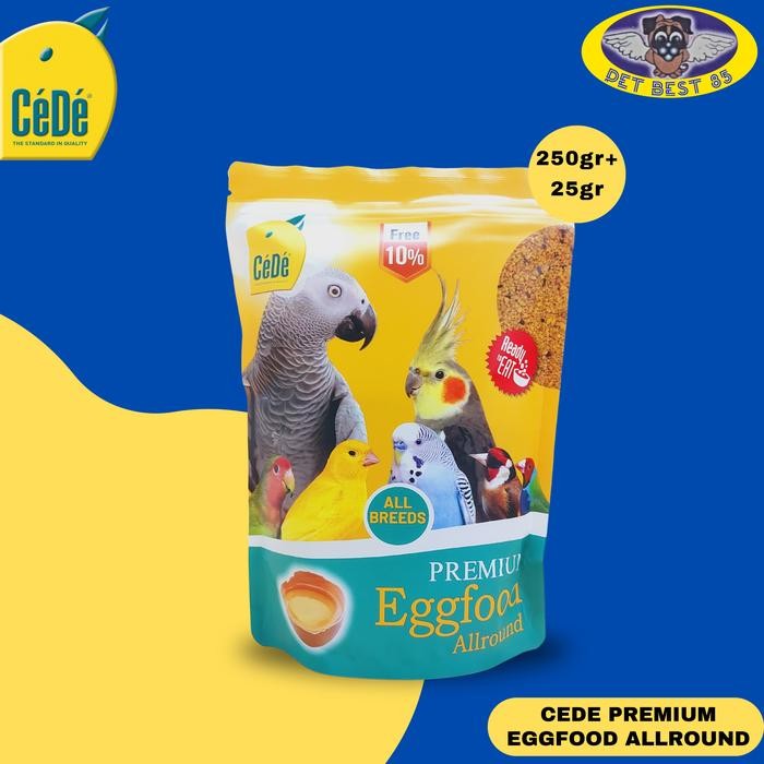 Cede Premium Eggfood Allround 250Gr+25Gr Cede Eggfood All Bird Terbatas