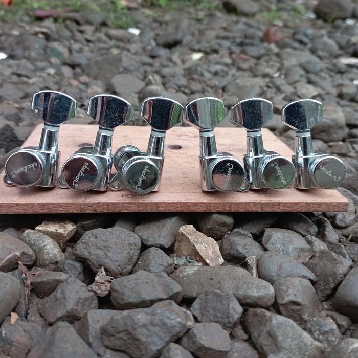 Dryer Gitar Jackson Sealed Die Cast Locking Tuner 3R 3L Chrome