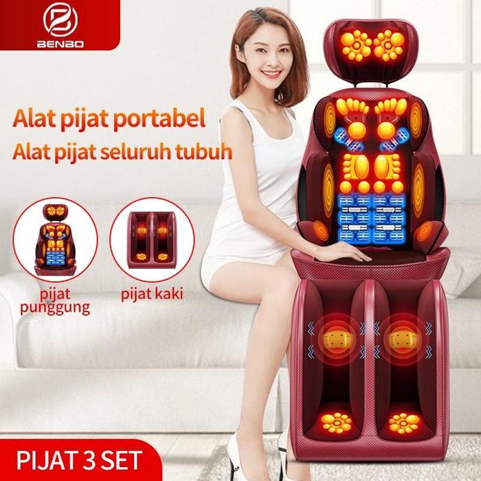Terlaris Bantal Pijat Otomatis / Bantal Pijat Portabel / Kursi Pijat Multifungsi / Bantal Pijat