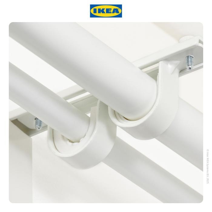 Ikea Betydlig Tempat Batang Gorden Baja Promo 