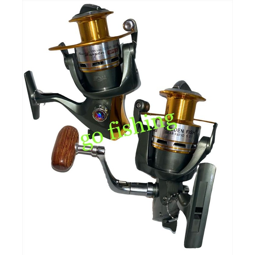 Ril / Reel Golden Fish New Weapon 9+1 BB 51X Murah