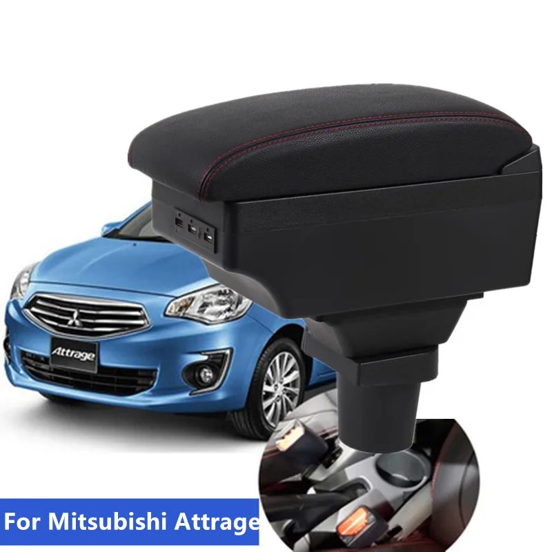 IMPORT For Mitsubishi Mirage Space Star 2014 - 2018 Armrest Box For Mitsubishi Attrage Mirage Car