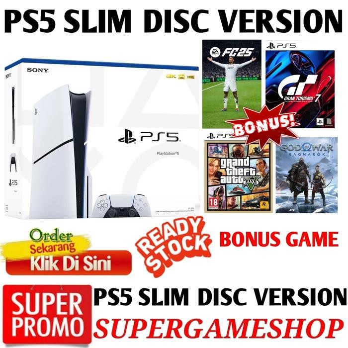 PS5 Console PS5 Slim Disc Version - PS5 Slim Console Digital Version