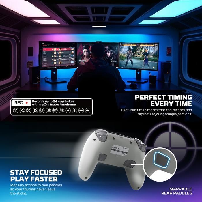 Fantech WGP16 / WGP-16 Nova Wireless Gamepad Hall Effect Multi-Platform Controller Dual Connection