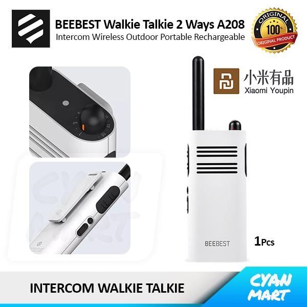 Ready Xiaomi HT BeeBest Walkie Talkie Intercom Interphone Radio Original