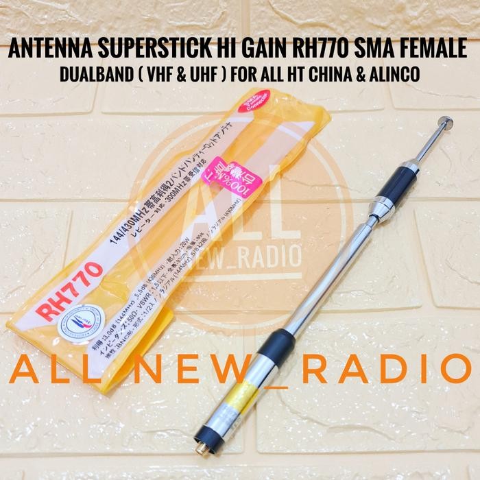 Ready ANTENA TARIK HT DUALBAND RH770 ANTENNA HT BAOFENG WEIRCOM REDELL RH770