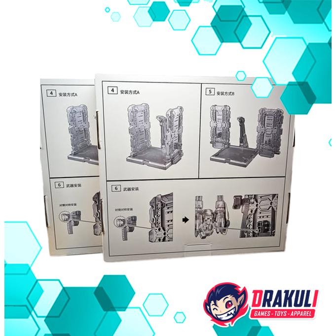 Gatling Gun Base (Weapon Stand) for In Era+ Plastic Model 1/100 Lizard