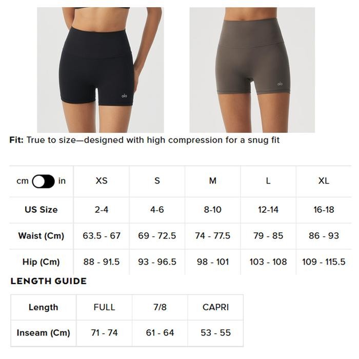 ASLI Alo-LIFT ENERGY SHORT/Celana pendek elastis/Celana Pendek Yoga READY STOCK