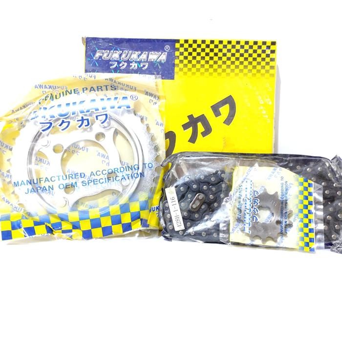 Daytona - Gearset Girset Chainkit Gear Rantai Cs1 Sonic 125 Oem Japan