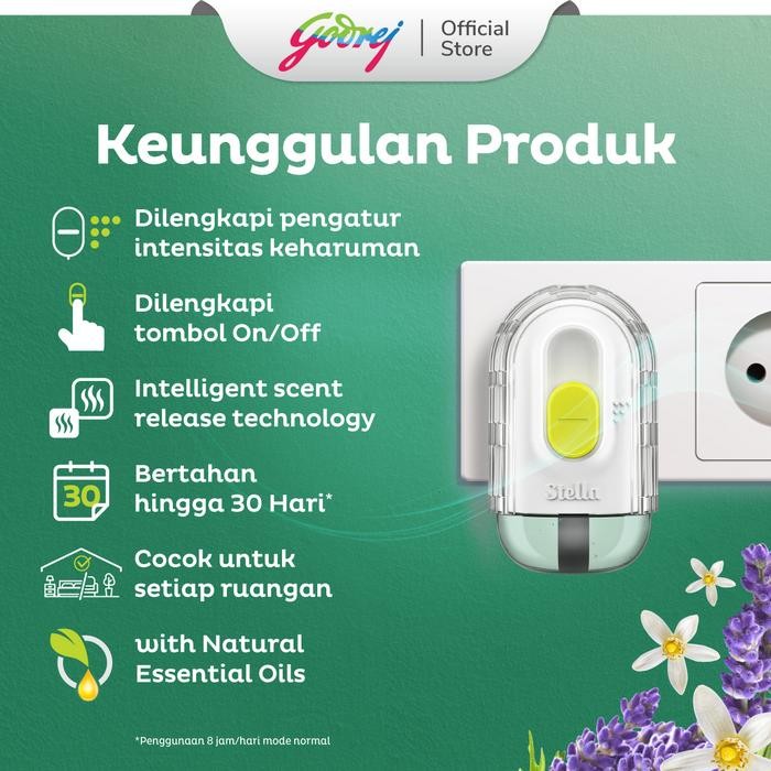 jvat- Stella Air Freshener Electric Set - Pengharum Pewangi Ruangan Elektrik Lavender &
