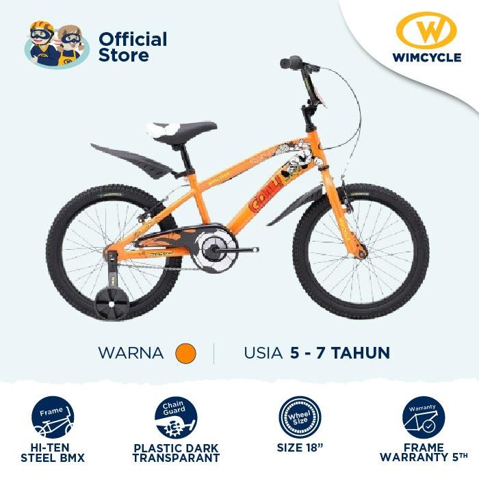 Terbaru Sepeda Anak BMX 18" Wimcycle Dragster 18" Rust
