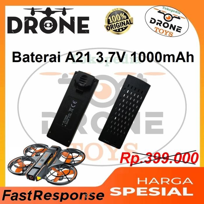 Battery Drone A21 Pro Batre 3.7V 1000Mah Baterai Drone A21