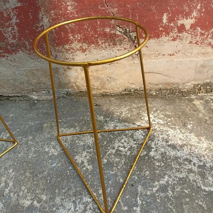 30k6- Dapat 3 Rak/Standing Pot Segitiga/Rak Pot Besi/Informa